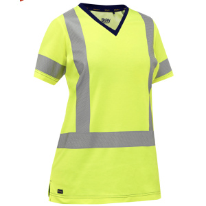 Bisley® ANSI Type R Class 2 and CSA Z96 Class 2 Women's X-Back Short Sleeve Shirt, 1 EA #313W1118X